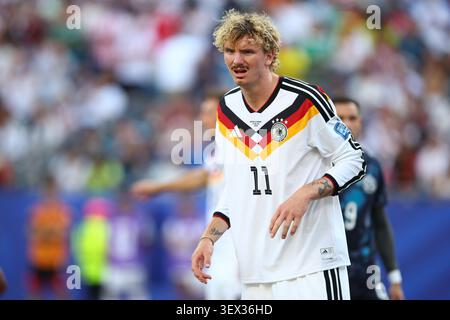 BOSTON, États-Unis - 29 juin 2026 : Nick Woltemade, Allemand, lors de la Coupe du monde de la FIFA 2026 Round of 32 entre l'Allemagne et le Paraguay au Boston Stadium (crédit : Craig Mercer/ Alamy Live News) Banque D'Images