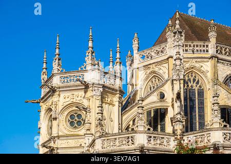 France, Calvados, Caen, église Saint-Pierre (XIIIe-XVIe siècles), abside Renaissance Banque D'Images
