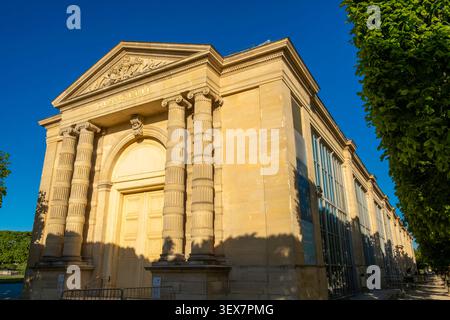 France, Paris, zone classée au Patrimoine mondial de l'UNESCO, jardin des Tuileries, Musée de l'Orangerie Banque D'Images