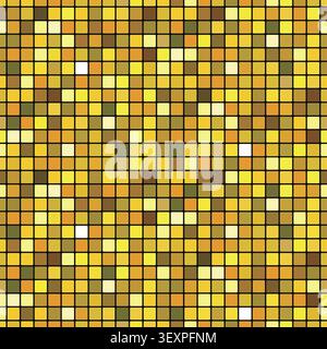 Golden Mosaic (shining polycolor riche motif transparent) Banque D'Images