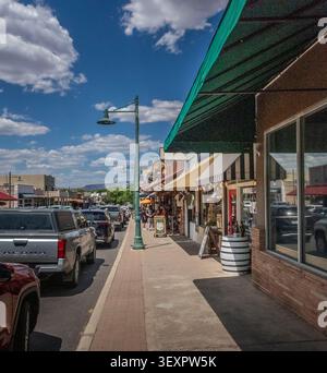Rue principale dans la vieille ville Cottonwood Arizona USA Banque D'Images