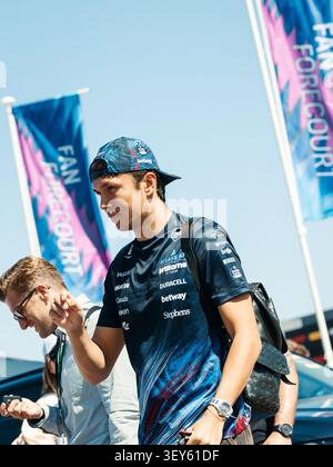 Silverstone, Royaume-Uni. 02nd Jul 2026. ALEXANDER ALBON (23 ans, Atlassian Williams F1 Team, THA, Thai F1 Driver, FW48) au Grand Prix de Grande-Bretagne Pirelli de formule 1 (circuit de Silverstone). Crédit : Sara Ruffoni / Alamy Live News Banque D'Images