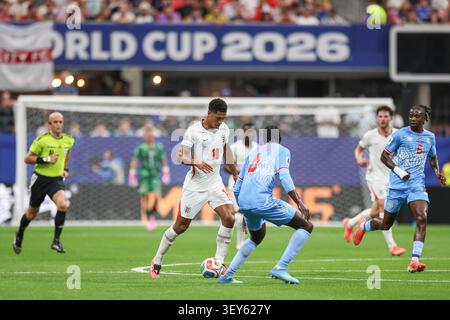 Atlanta, États-Unis. 01 juillet 2026. Milieu de terrain anglais Jude Bellingham (10 ans) match de la Coupe du monde de la FIFA 2026 32 entre l'Angleterre et la RD Congo au stade d'Atlanta à Atlanta, Géorgie, le 1er juillet 2026. (Photo de Kindell Buchanan/Sipa USA) crédit : Sipa USA/Alamy Live News Banque D'Images