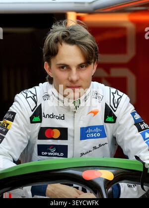 Silverstone, UK. 02nd July, 2026. Oscar Piastri (AUS) McLaren F1 Team MCL40. 02.07.2026. Formula 1 World Championship, Rd 9, British Grand Prix, Silverstone, England, Preparation Day. Photo credit should read: XPB/Alamy Live News. Banque D'Images
