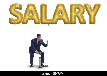 Salaire en pompage d'affaires business concept Banque D'Images
