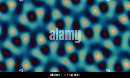 La scène affiche un motif abstrait avec des tons bleu et orange. La conception présente des formes irrégulières et permet une utilisation créative dans divers graphiques Banque D'Images
