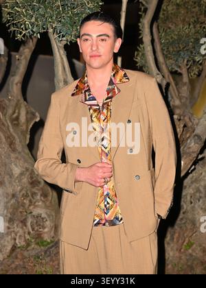 San Valentino Torio, Italy. 04th July, 2026. Michele Bravi attends the 2026 Outdoor Film Festival. (Photo by Antonino D'Esposito/SOPA Images/Sipa USA) Credit: Sipa USA/Alamy Live News Banque D'Images