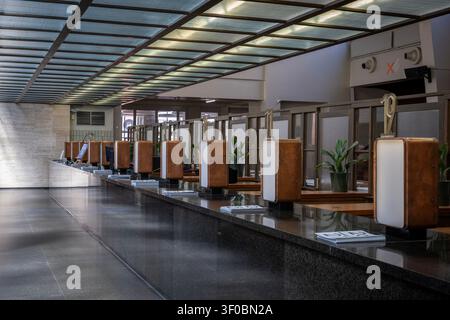 Ancien bureau de poste à Ostende en Belgique Banque D'Images