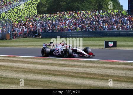 Silverstone, Grande-Bretagne, 5 juillet 2026, Esteban Ocon, Haas, lors du Grand Prix de Grande-Bretagne, Copyright Marco Talluto Banque D'Images