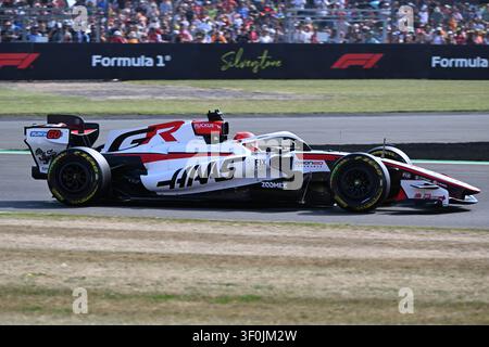 Silverstone, Grande-Bretagne, 5 juillet 2026, Esteban Ocon, Haas, lors du Grand Prix de Grande-Bretagne, Copyright Marco Talluto Banque D'Images
