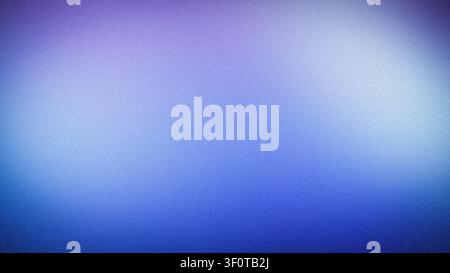 Fond dégradé granuleux abstrait dans des nuances bleues et violettes vibrantes avec texture 4K Banque D'Images