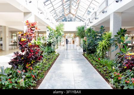 Musée de Yougoslavie - Maison des Fleurs (mausolée) est situé à Belgrade. Maison des Fleurs - lieu de repos de Josip Broz Tito Banque D'Images