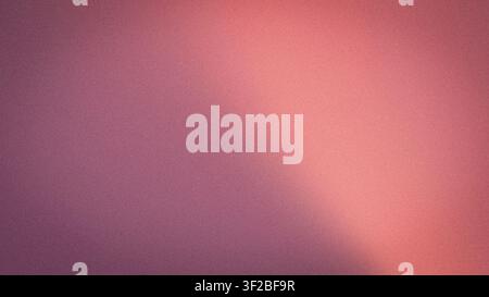 Ce fond d'écran 4K abstrait présente un fond dégradé doux mêlant des teintes roses et violettes avec une texture granuleuse et un effet de flou subtil. Parfait comme Banque D'Images
