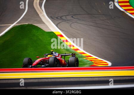 IPA86831941 - 44 Lewis Hamilton (GBR), Scuderia Ferrari SF26, lors du Grand Prix de Belgique à Spa-Francorchamps, du 16 au 19 juillet 2026, Championnat du monde de Formule 1 2026. Banque D'Images