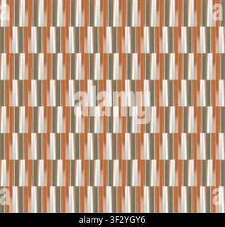 Motif géométrique abstrait sans couture mettant en avant des rayures verticales brunes et beiges. Parfait pour les arrière-plans et les projets de conception. Banque D'Images