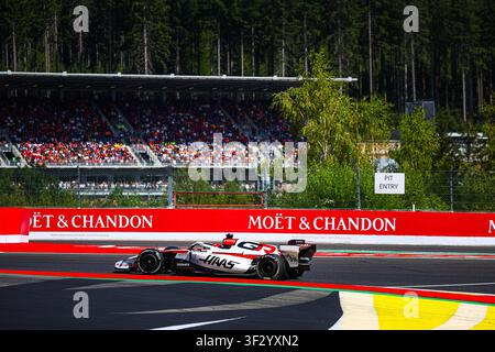 31 Esteban Ocon, (FRA), Haas TGR F1 Team VF26, lors du GP de Belgique, Spa-Francorchamps 16-19 juillet 2026, Championnat du monde de Formule 1 2026. Banque D'Images