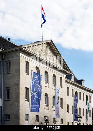 Musée national de la marine depuis la Kattenburgerstraat Oosterdok Amsterdam Hollande-Septentrionale Pays-Bas Banque D'Images