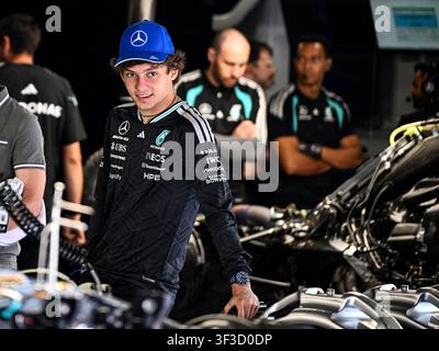IPA86920430 - #12 Kimi Antonelli de l'équipe Mercedes-AMG Petronas de Formule Un W17, dans les stands lors du Championnat du Monde de Formule Un de la FIA, Grand Prix de Hongrie de Formule 1 2026, le 23 juin, Budapest, Hongrie Banque D'Images