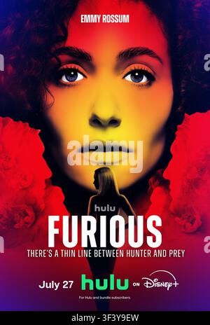 Affiche furieuse d'Emmy Rossum Banque D'Images