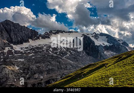 Italie Dolomites Marmolada Banque D'Images