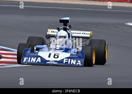 Christopher Perkins, Surtess TS14, GP Icons, coureurs de Formule 1 de 3 litres des années 1966 à 1985, quatre classes ; voitures A concourant avant fin 1982, B-P Banque D'Images