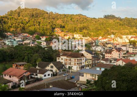 Antonio Prado, Brésil - 24 juillet 2025 : Une vue d'Antonio Prado, Rio Grande do Sul – la ville la plus italienne du Brésil. Banque D'Images