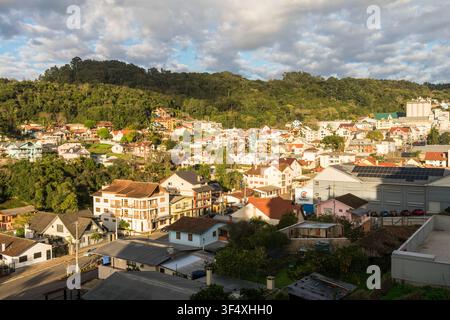 Antonio Prado, Brésil - 24 juillet 2025 : Une vue d'Antonio Prado, Rio Grande do Sul – la ville la plus italienne du Brésil. Banque D'Images