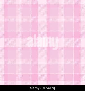 Motif sans couture texture à carreaux écossais rose. Texture à motif à carreaux tartan vectoriel. Design de tissu écossais pour nappe, chemise en flanelle, emballage Illustration de Vecteur