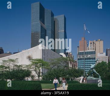 États-Unis. New York City. Siège des Nations Unies. Banque D'Images