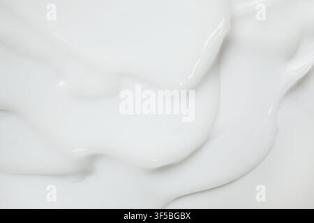 Texture de crème de beauté blanche Banque D'Images
