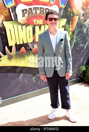 Los Angeles, États-Unis. 02 août 2026. L'acteur William Desrosiers assiste à la première mondiale de "PAW Patrol: The Dino Movie“ de Paramount Pictures, organisée au Paramount Theater à Los Angeles, Californie, États-Unis – 02 août 2026 Credit: SOPA Images Limited/Alamy Live News Banque D'Images