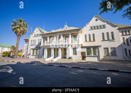 Bâtiment de la gare de Windhoek, Namibie, Afrique Banque D'Images