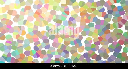 Un fond abstrait unique composé d’un mosaïque de formes circulaires aux tons terreux atténués, offrant une texture visuelle sophistiquée et organique. Banque D'Images