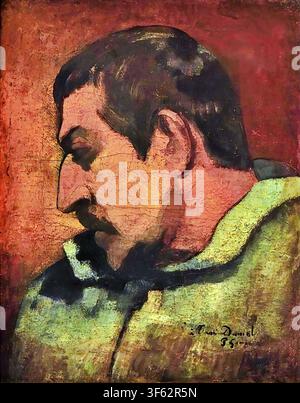 Paul Gauguin – Autoportrait, Dédié à son ami Daniel / Autoportrait "à l'ami Daniel", 1896 Banque D'Images
