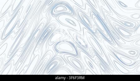 Un design abstrait captivant présentant des motifs bleu clair tourbillonnants et entrelacés sur un fond blanc. Banque D'Images
