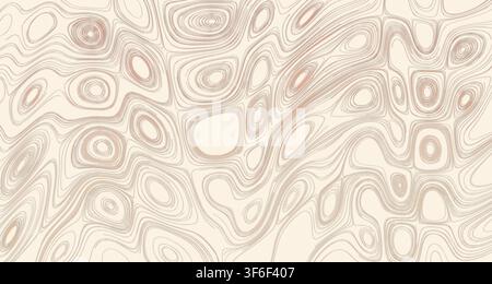 Un design abstrait chaleureux et dynamique mettant en avant des motifs tourbillonnants rappelant les tons de terre cuite. Banque D'Images