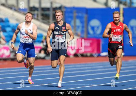 pendant le quatrième jour des Championnats d'Europe d'athlétisme 2026 à l'Alexander Stadium, Perry Bar, Birmingham en Angleterre le mercredi 13 août 2026. (Photo : Stuart Leggett | MI News) Crédit : MI News & Sport /Alamy Live News Banque D'Images