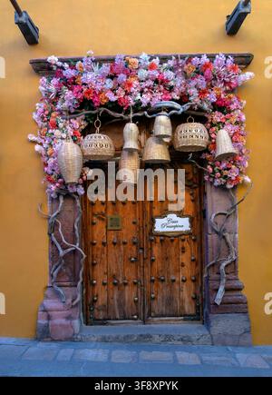 Casa Proserpina, maison coloniale historique à San Miguel de Allende, Guanajuato, Mexique Banque D'Images