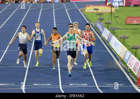 Birmingham, Angleterre. 13 août 2026 Mark English de l'équipe d'Irlande, 800m Hommes, VAINQUEUR OR Crédit : Ian Stephen / Alamy Live News Banque D'Images