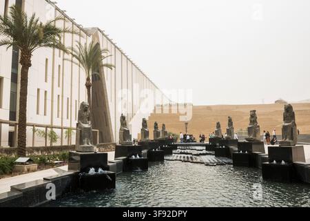 Le Grand Musée Égyptien (GEM), Gizeh, Le Caire, Égypte, Afrique du Nord, Afrique Banque D'Images