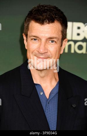 Nathan Fillion lors de la première de la série HBO Max 'Lanterns' au Paramount Theatre. Los Angeles, 13.08.2026 Banque D'Images