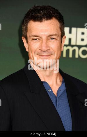 Nathan Fillion lors de la première de la série HBO Max 'Lanterns' au Paramount Theatre. Los Angeles, 13.08.2026 Banque D'Images