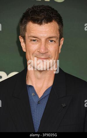 Nathan Fillion lors de la première de la série HBO Max 'Lanterns' au Paramount Theatre. Los Angeles, 13.08.2026 Banque D'Images