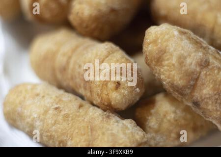 Doigts de fromage frits, tequenos farcis au fromage blanc. Banque D'Images