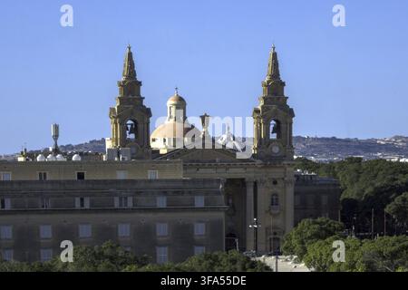 Malte ? La Valette, église de la famille Publius Banque D'Images