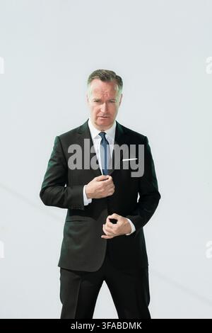 Portrait de l'écrivain écossais Andrew O'Hagan Banque D'Images