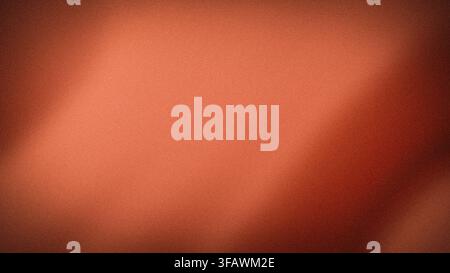 Fond de papier peint abstrait flou granuleux dégradé orange rouge et brun en haute résolution 4K Banque D'Images