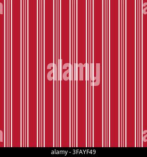 Design géométrique rayé crimson classique Illustration de Vecteur