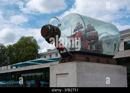 Le National Maritime Museum à Greenwich, Londres, Royaume-Uni Banque D'Images