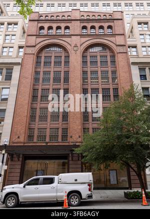 Bâtiment U.S.S.Co., 10th et Pennsylvania Ave, NW, Washington DC, États-Unis Banque D'Images